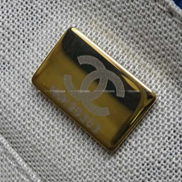 2023 Cruise New CHANEL tote bag Deauville GM Large Shopping 2way Blue/Blanc (White) Cotton/Calfskin Champagne Gold HW A66941[EXCELLENT][Authentic]
