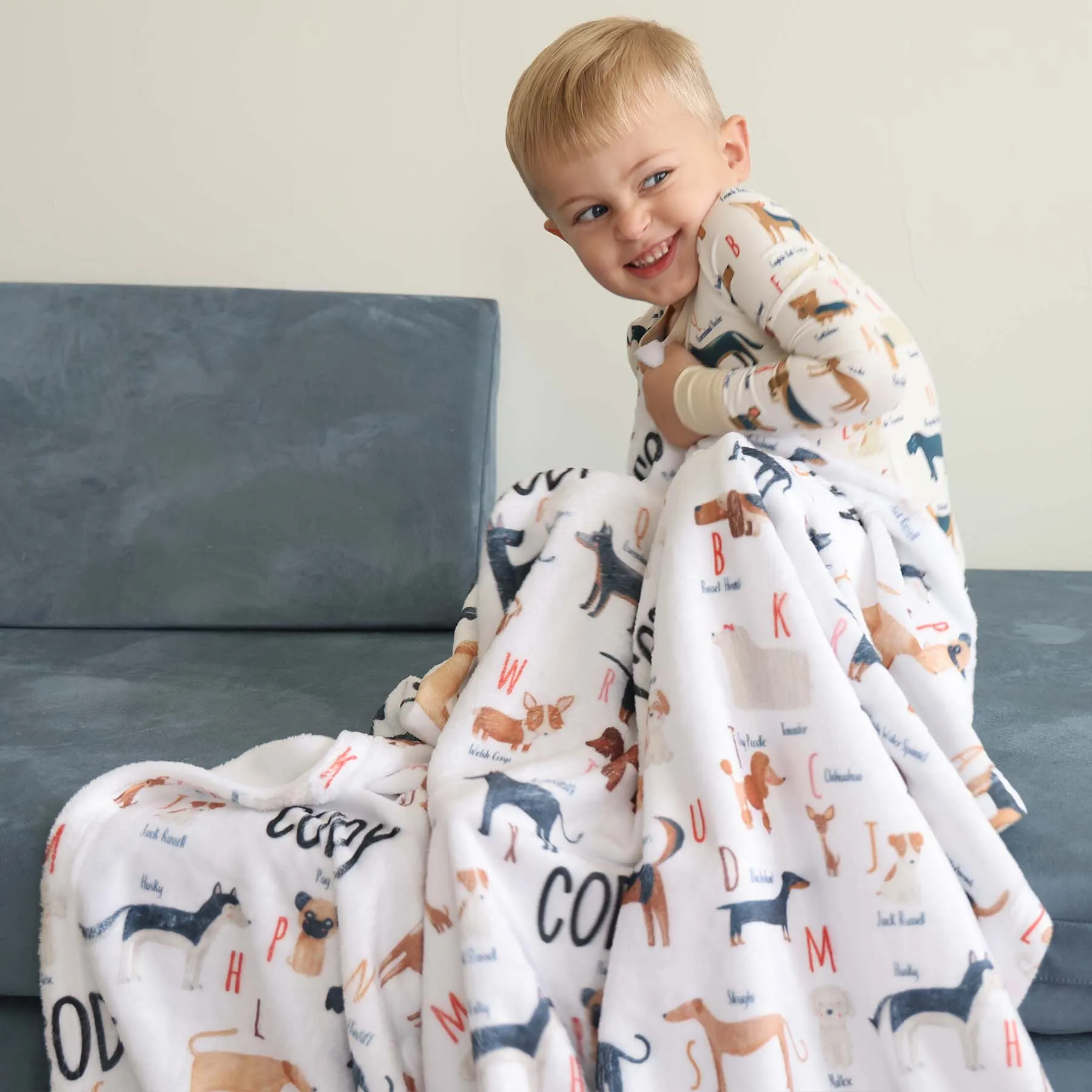 ABC Paw-ty Personalized Kids Blanket