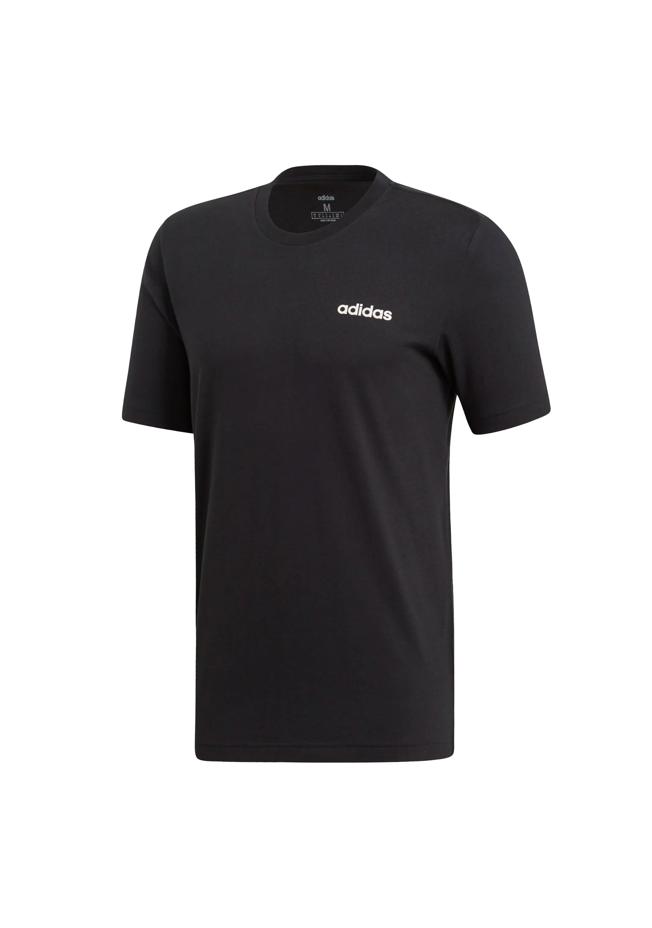 Adidas Mens Essentials Plain Tee Black <br> DU0367