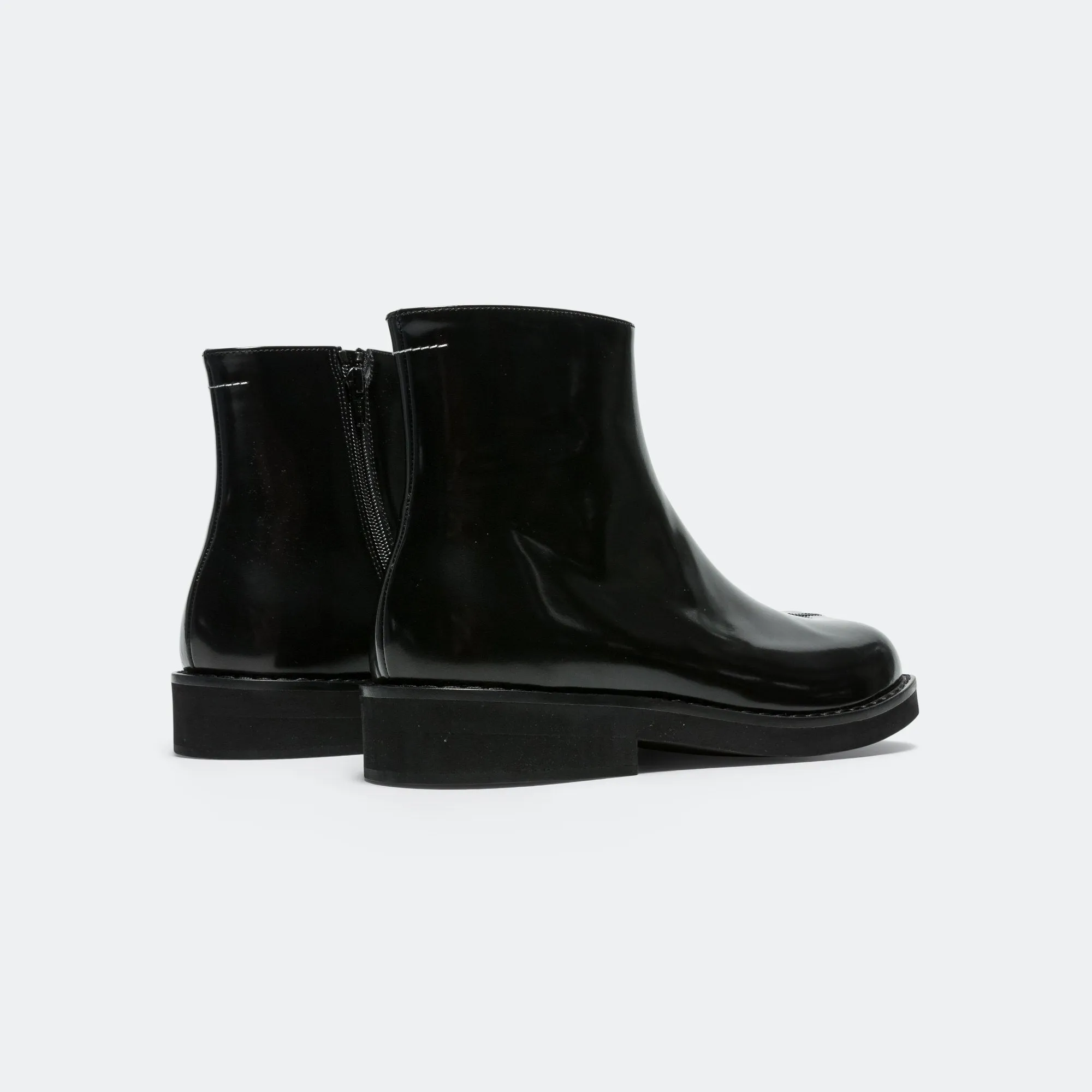 Ankle Boots - Black Leather