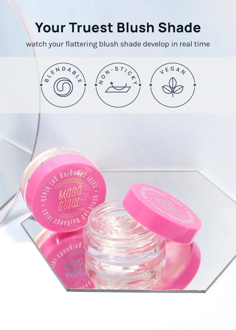 AOA Mood Glow Color-Changing Gel Blush