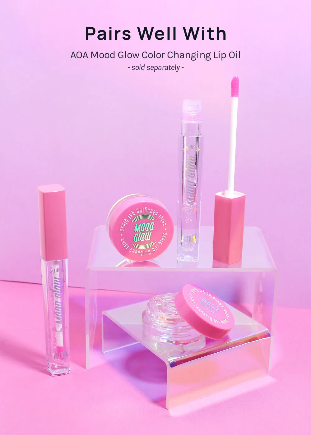 AOA Mood Glow Color-Changing Gel Blush