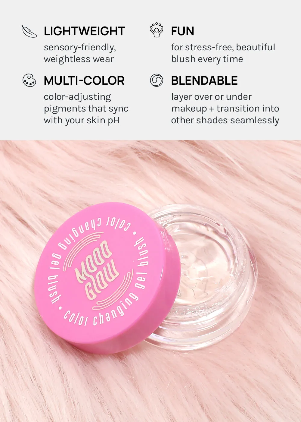 AOA Mood Glow Color-Changing Gel Blush