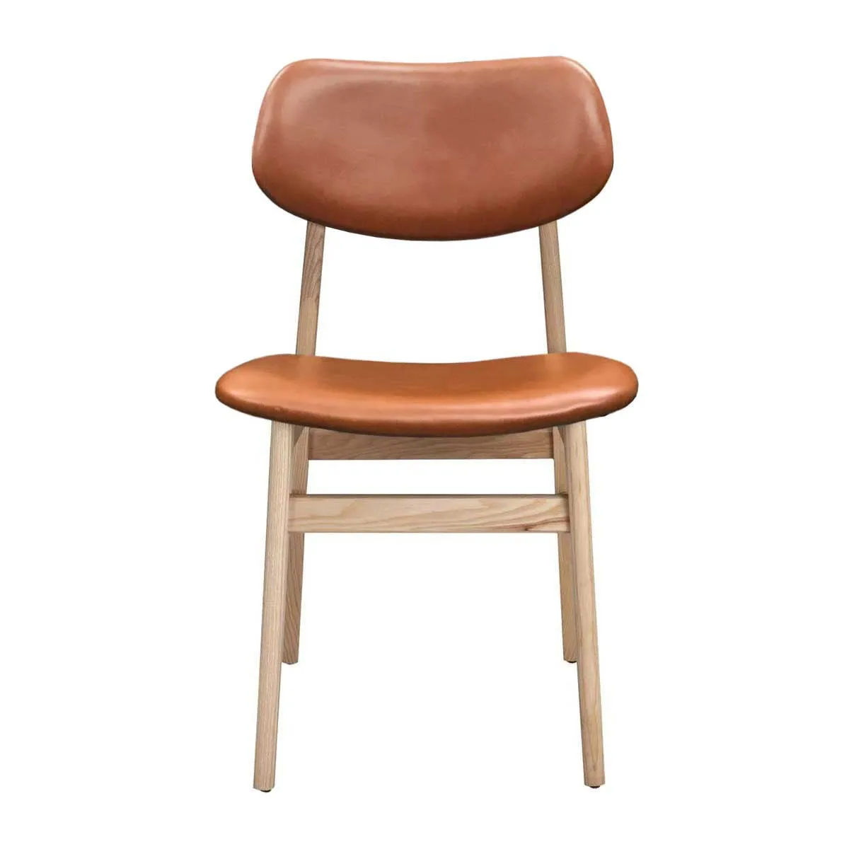 Ari Leather Dining Chair (Ash)