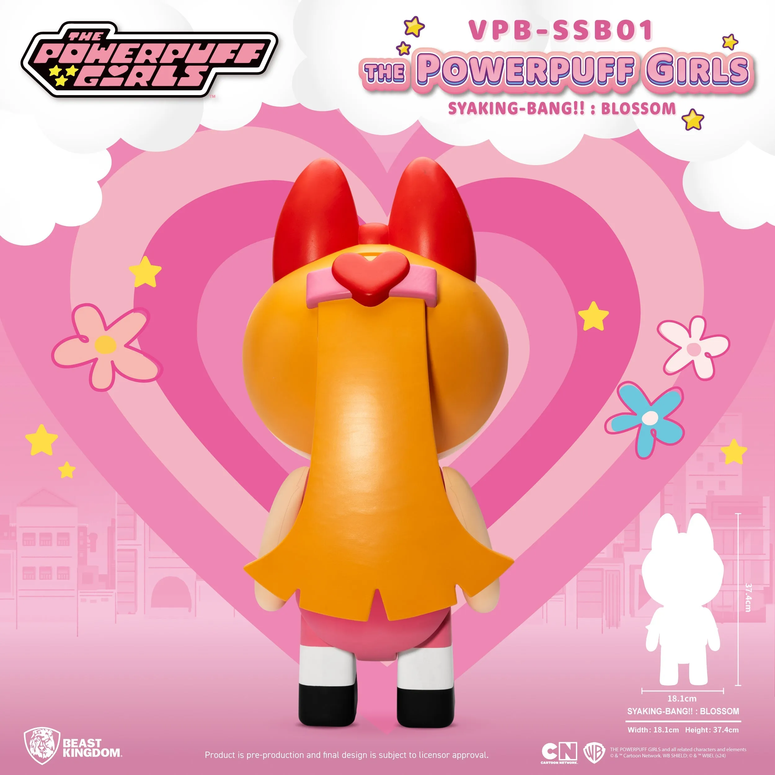 Beast Kingdom VPB-SSB01 The Powerpuff Girls SYAKING-BANG!! : Blossom