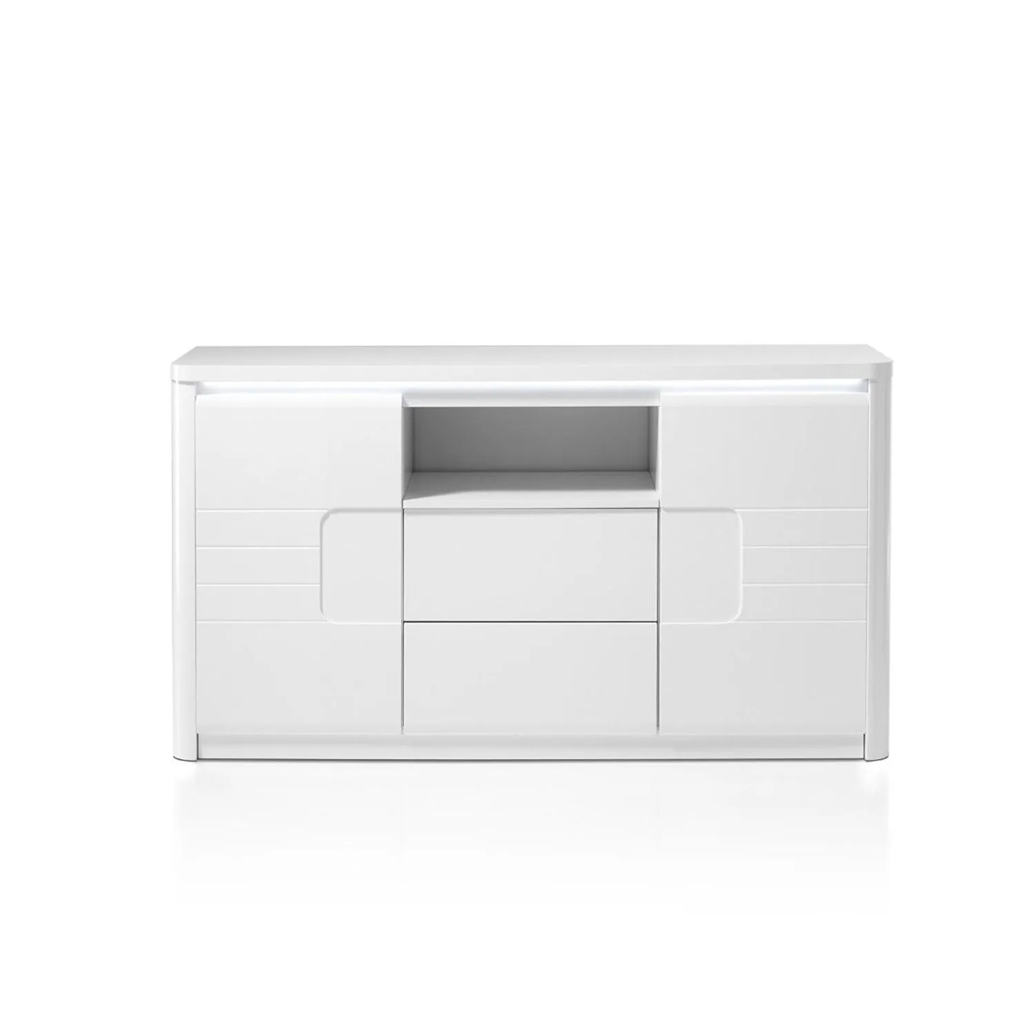 Bellini White High Gloss 2 Doors Sideboard
