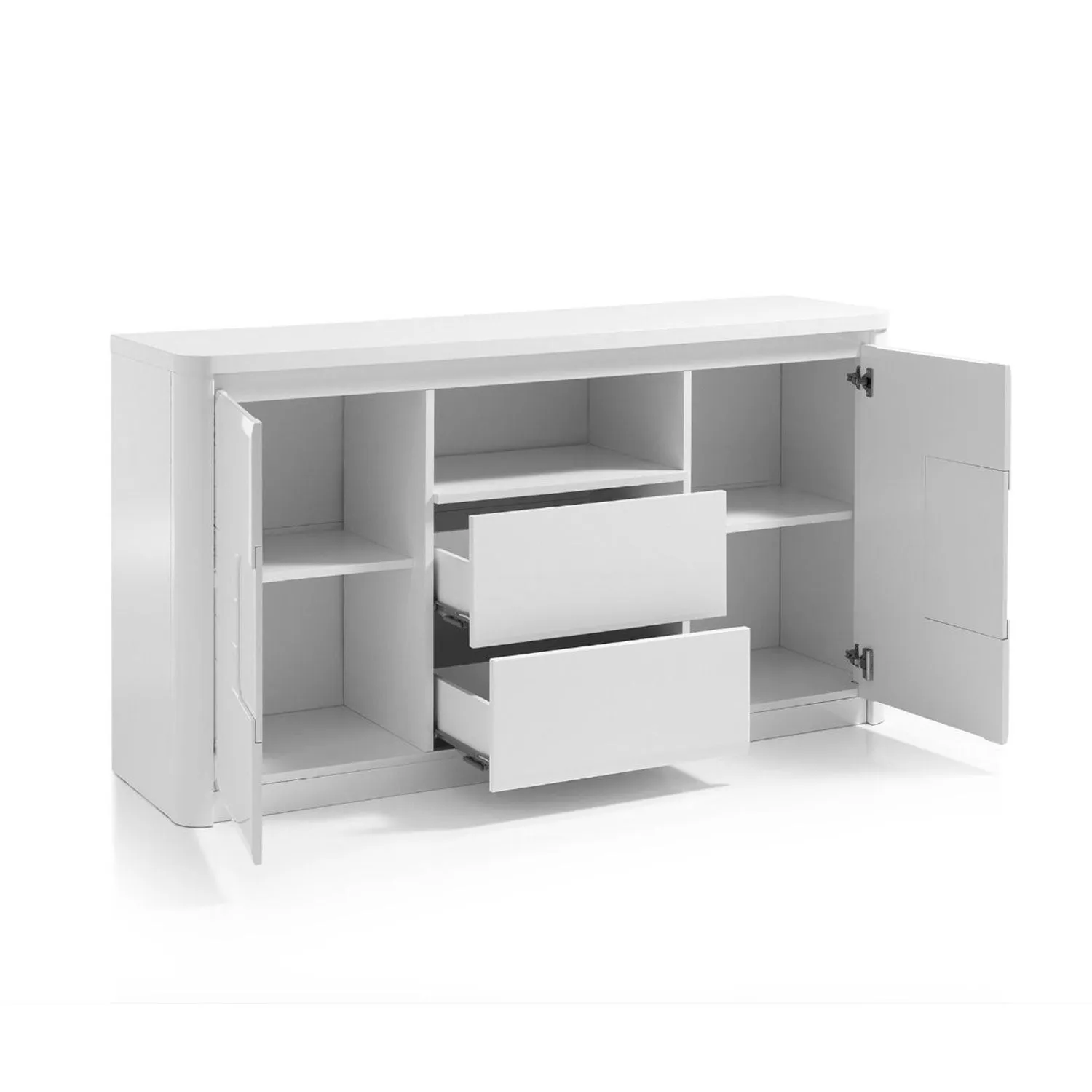 Bellini White High Gloss 2 Doors Sideboard