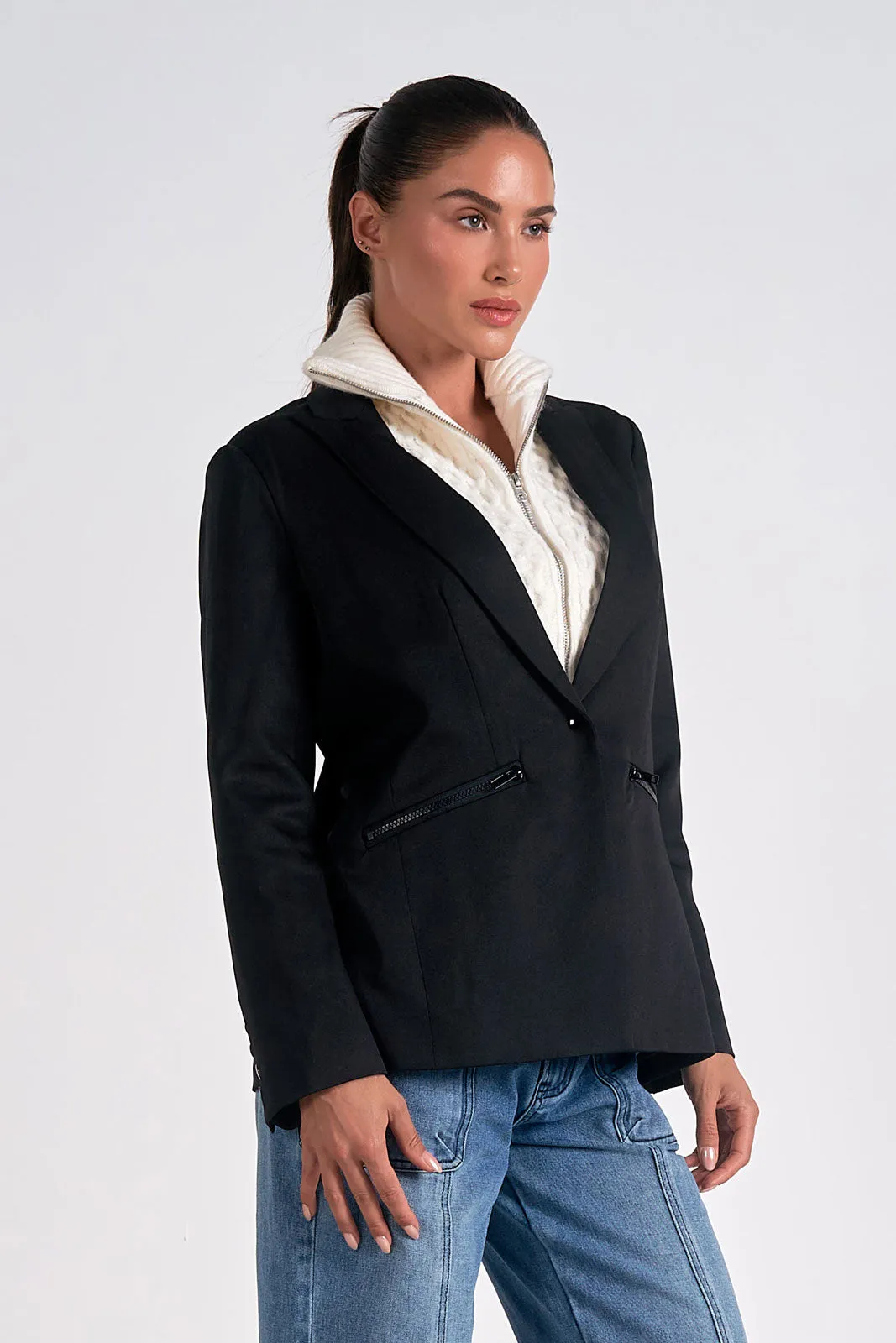BLAZER SWEATER