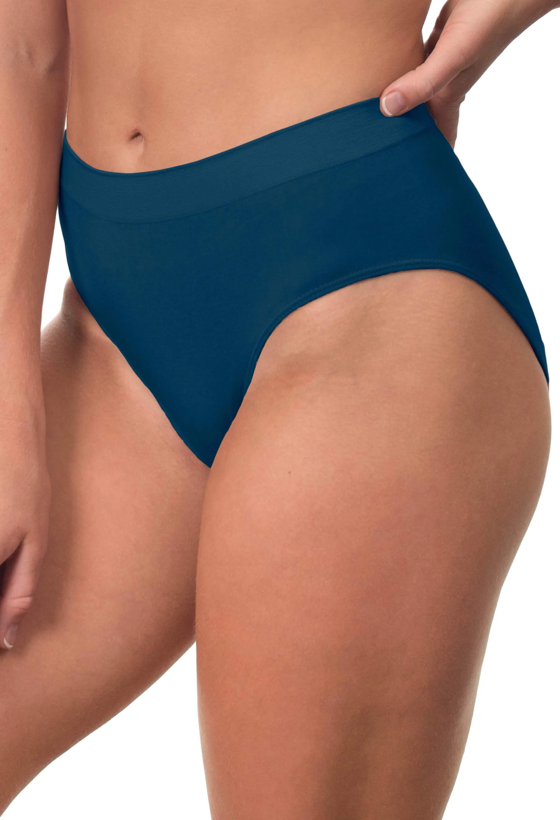 Blue Bamboo Bra   High Cut Set With FREE Nipple Covers