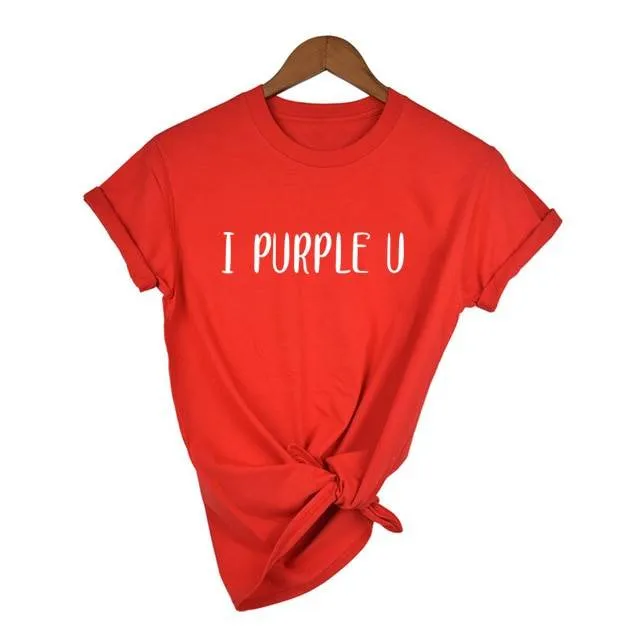 BTS I PURPLE U Tee