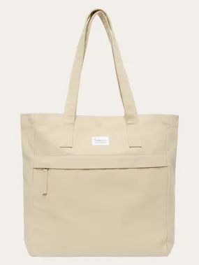 Canvas tote bag GOTS/Vegan - Light feather gray