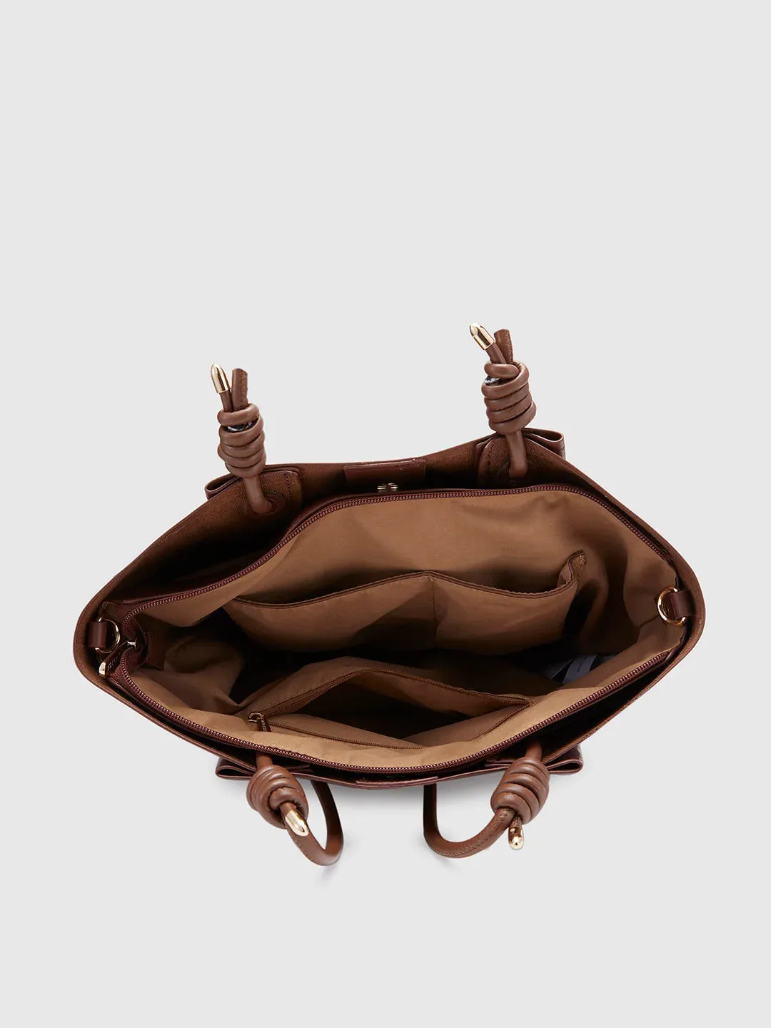 Caprese Keera Tote Large Dark Brown