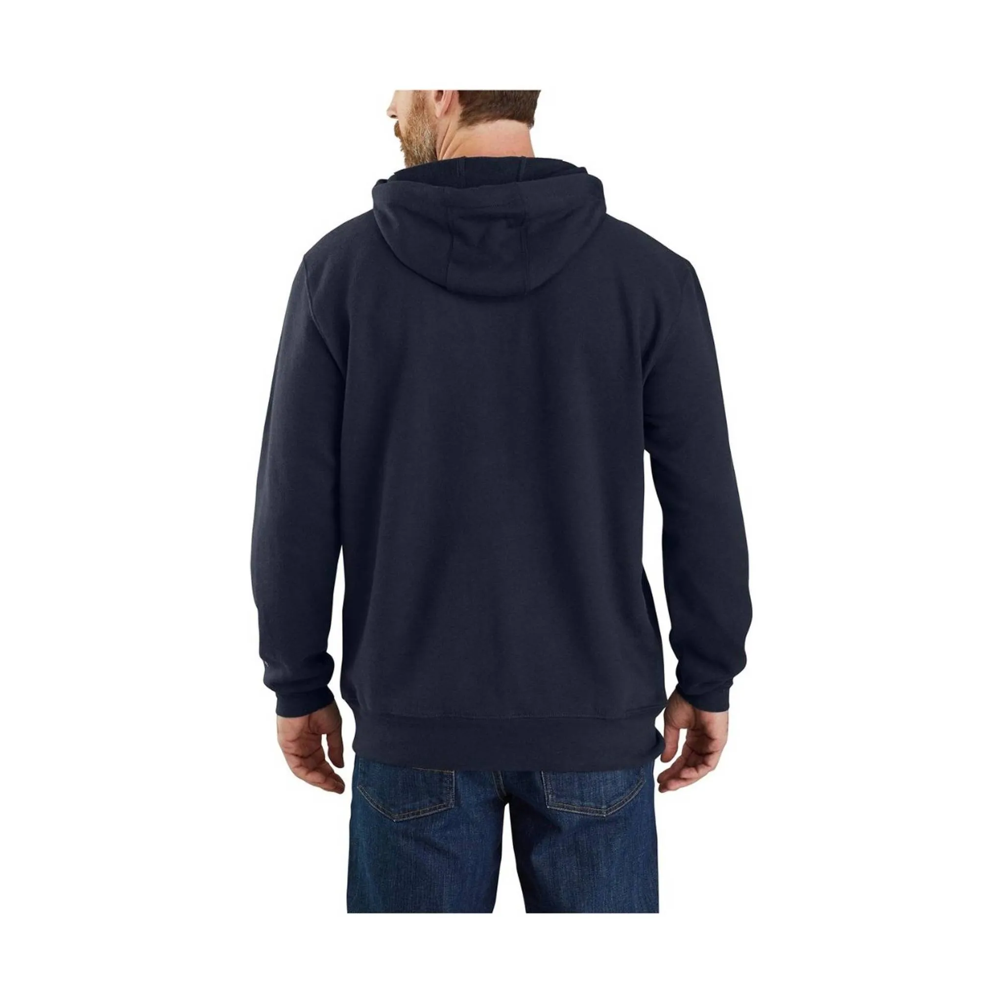 Carhartt Men's Flame Resistant Force Midweight Hooded Sweatshirt - Navy