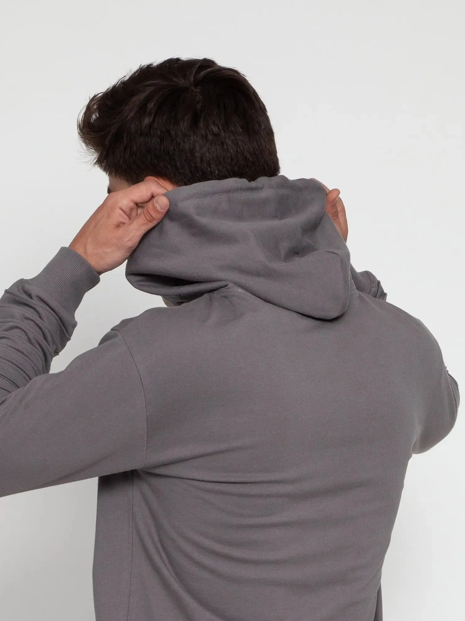 Charcoal Pinstripe Hoodie