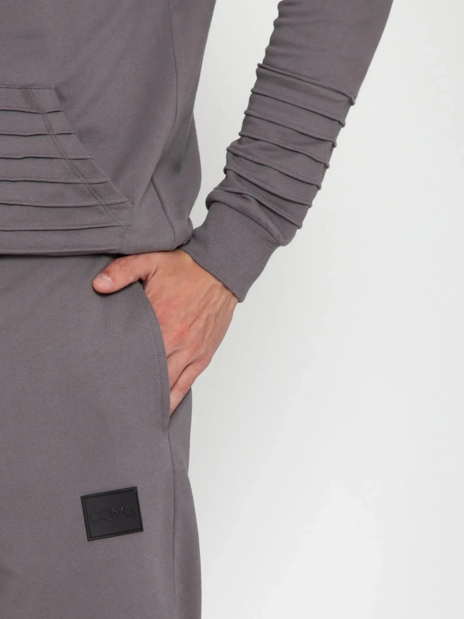 Charcoal Pinstripe Hoodie
