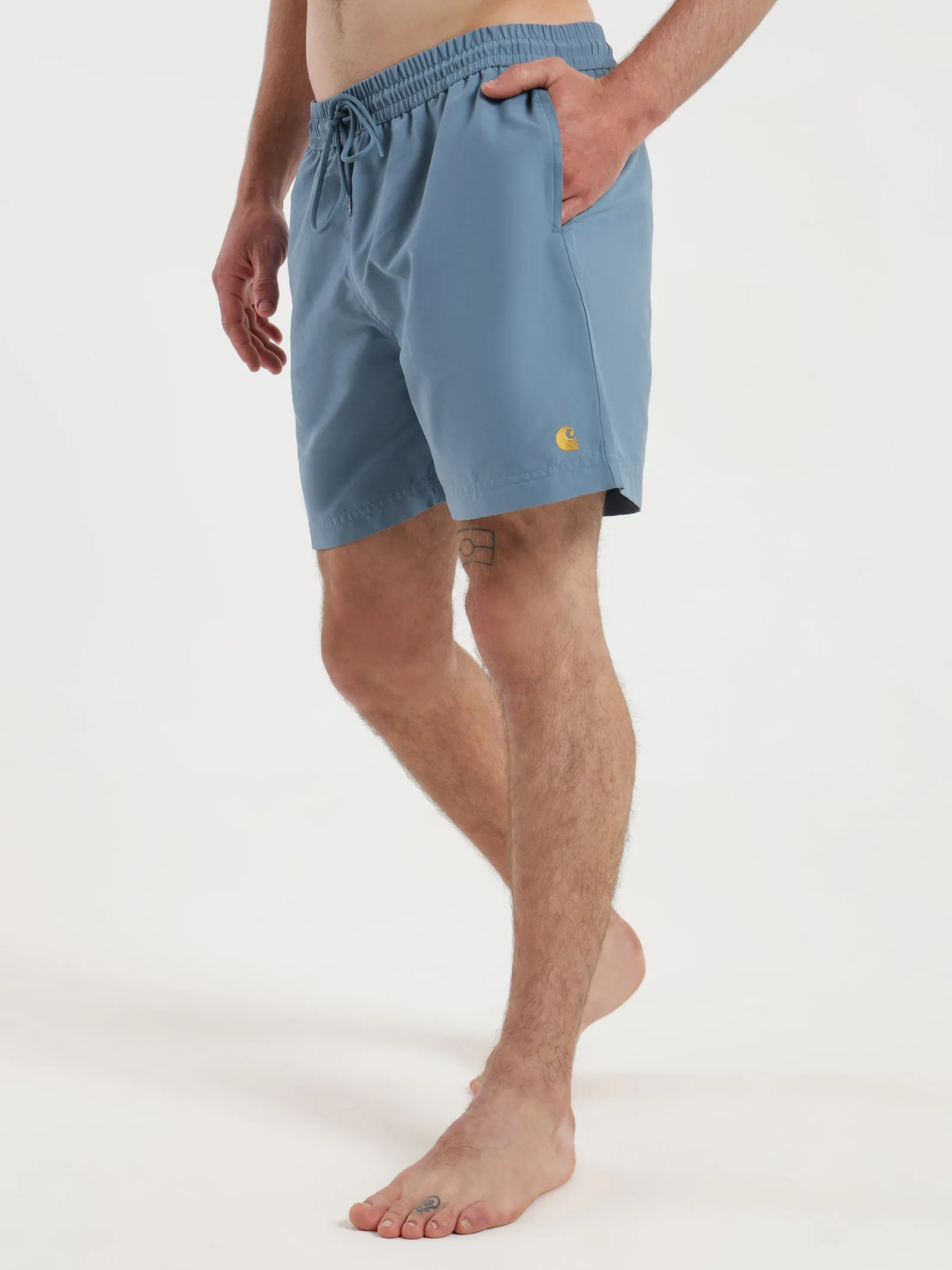 Chase Swim Trunks in Ice Blue