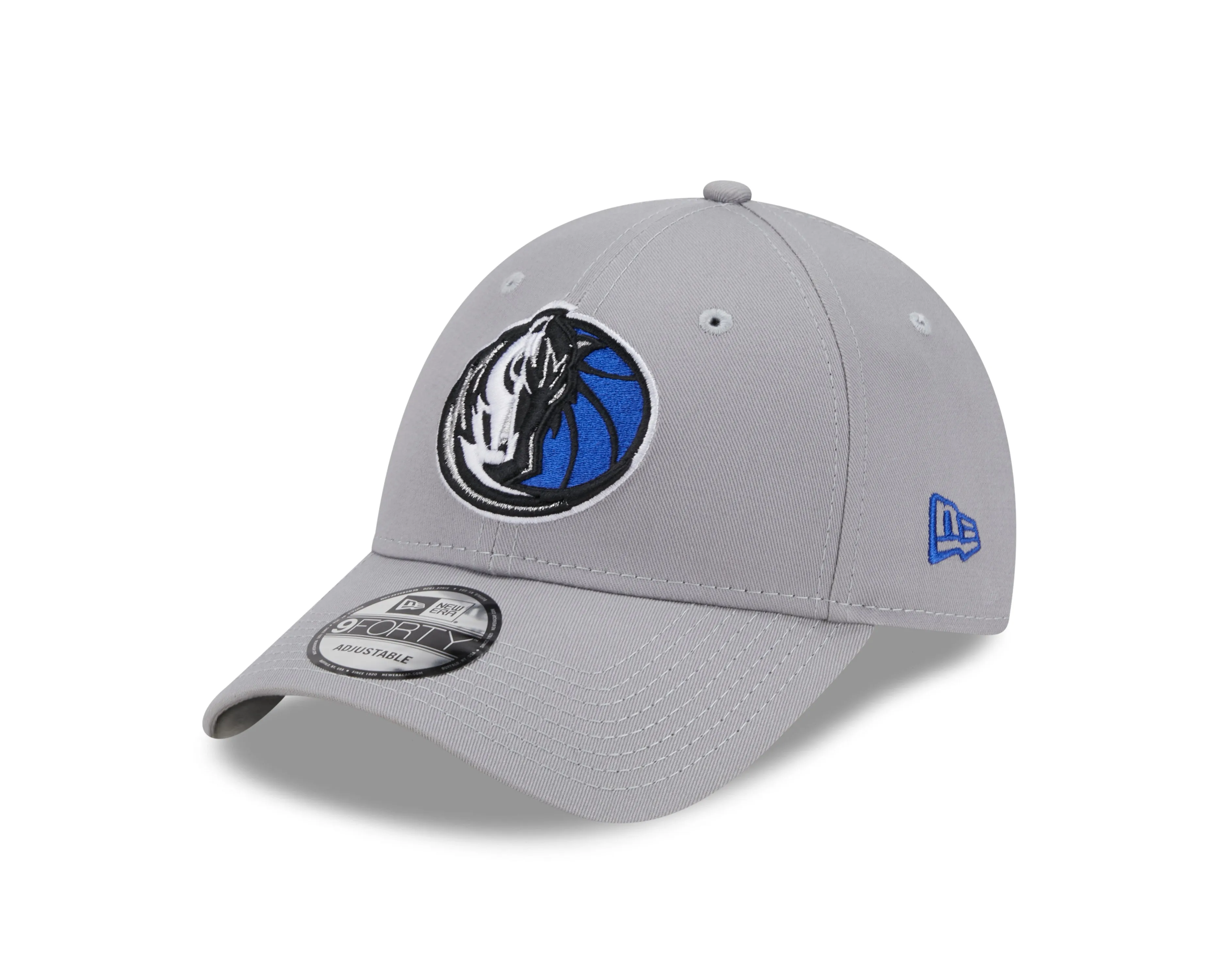 DALLAS MAVERICKS NEW ERA GREY CLASSIC HORSEHEAD ADJUSTABLE CAP