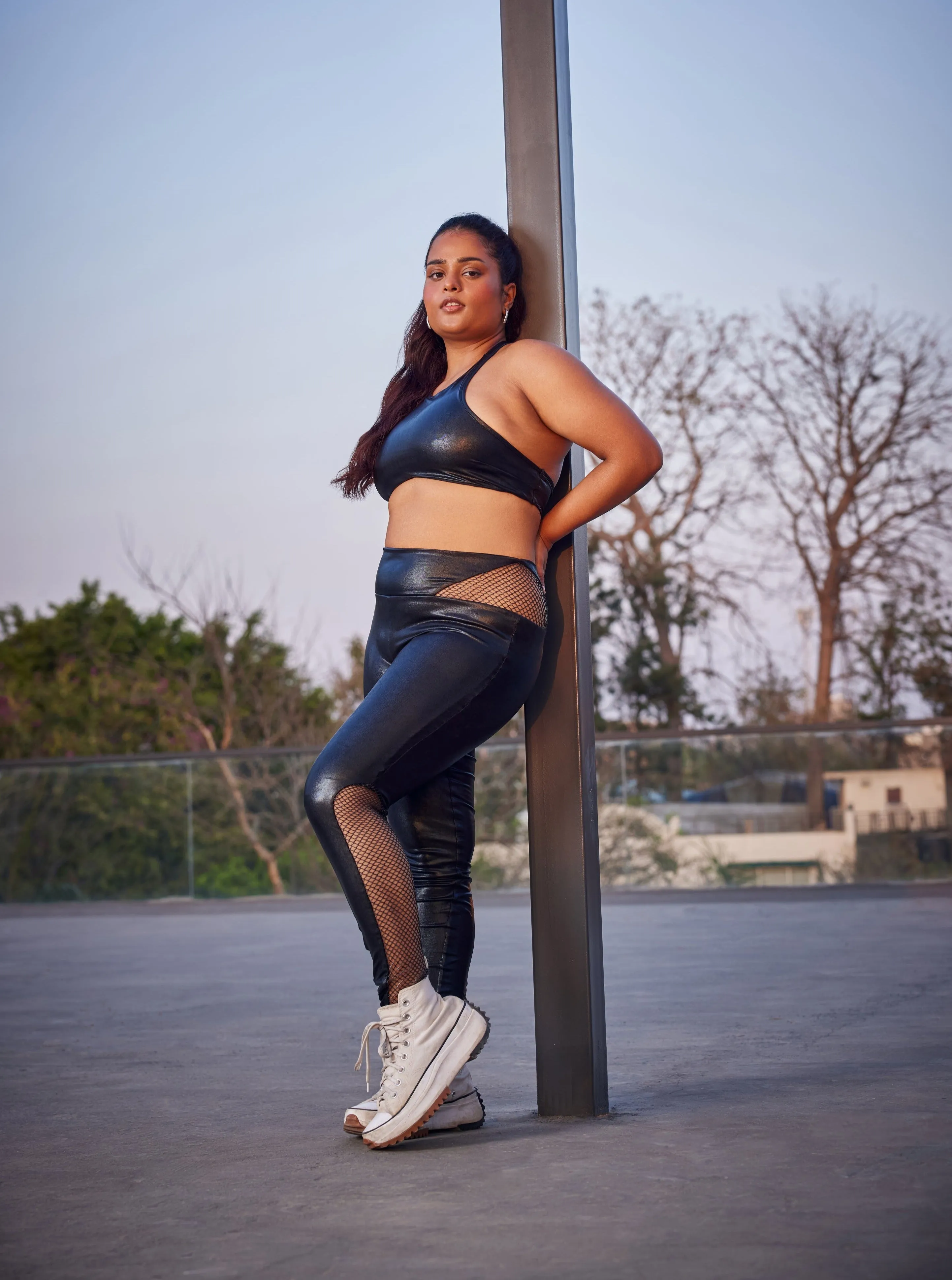 Debra Black Active Wear Set