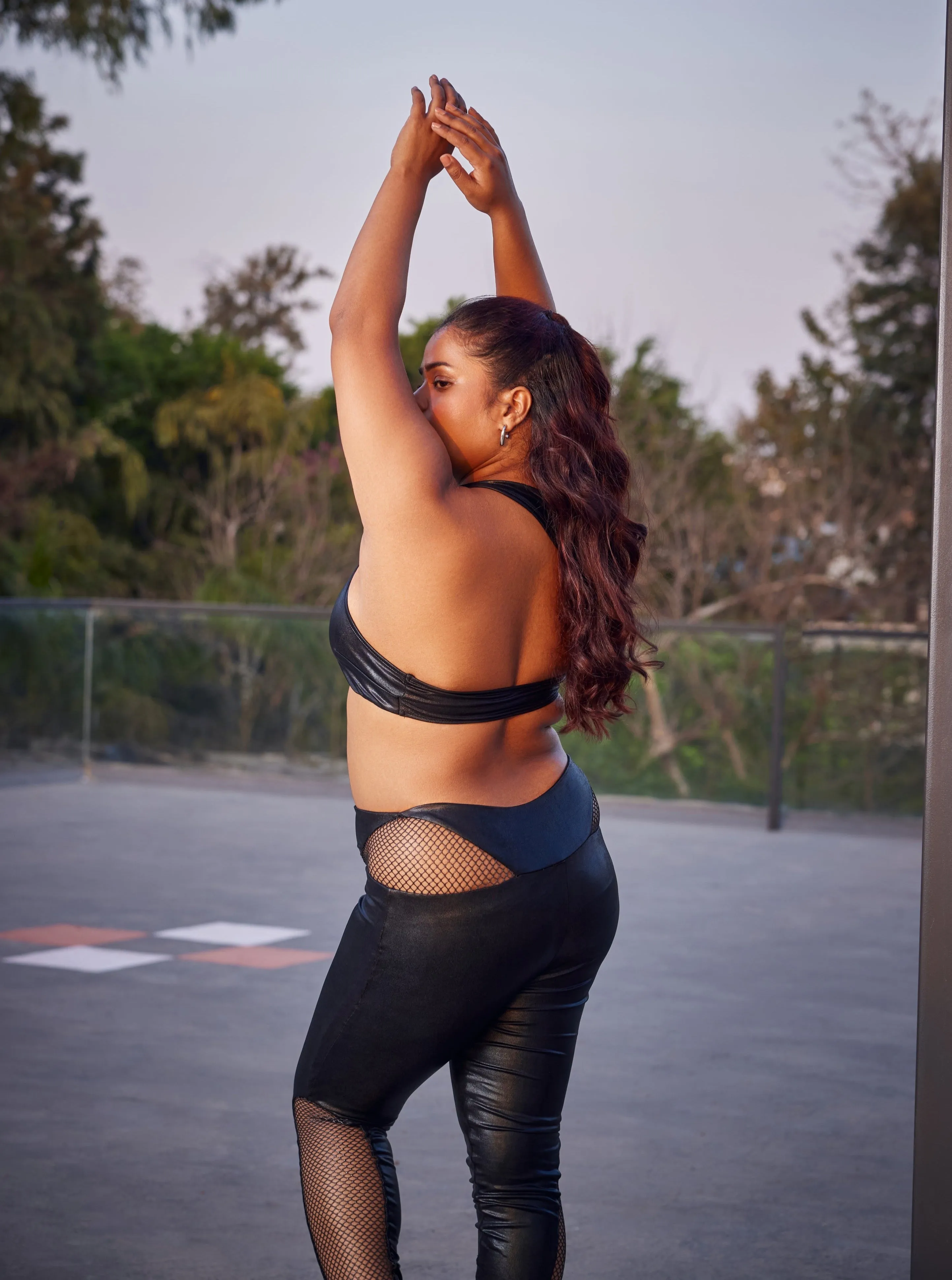 Debra Black Active Wear Set