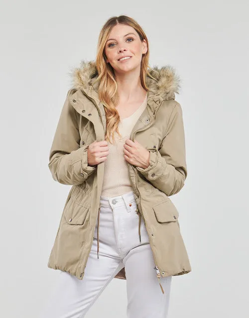 Demi Beige Parka Jacket