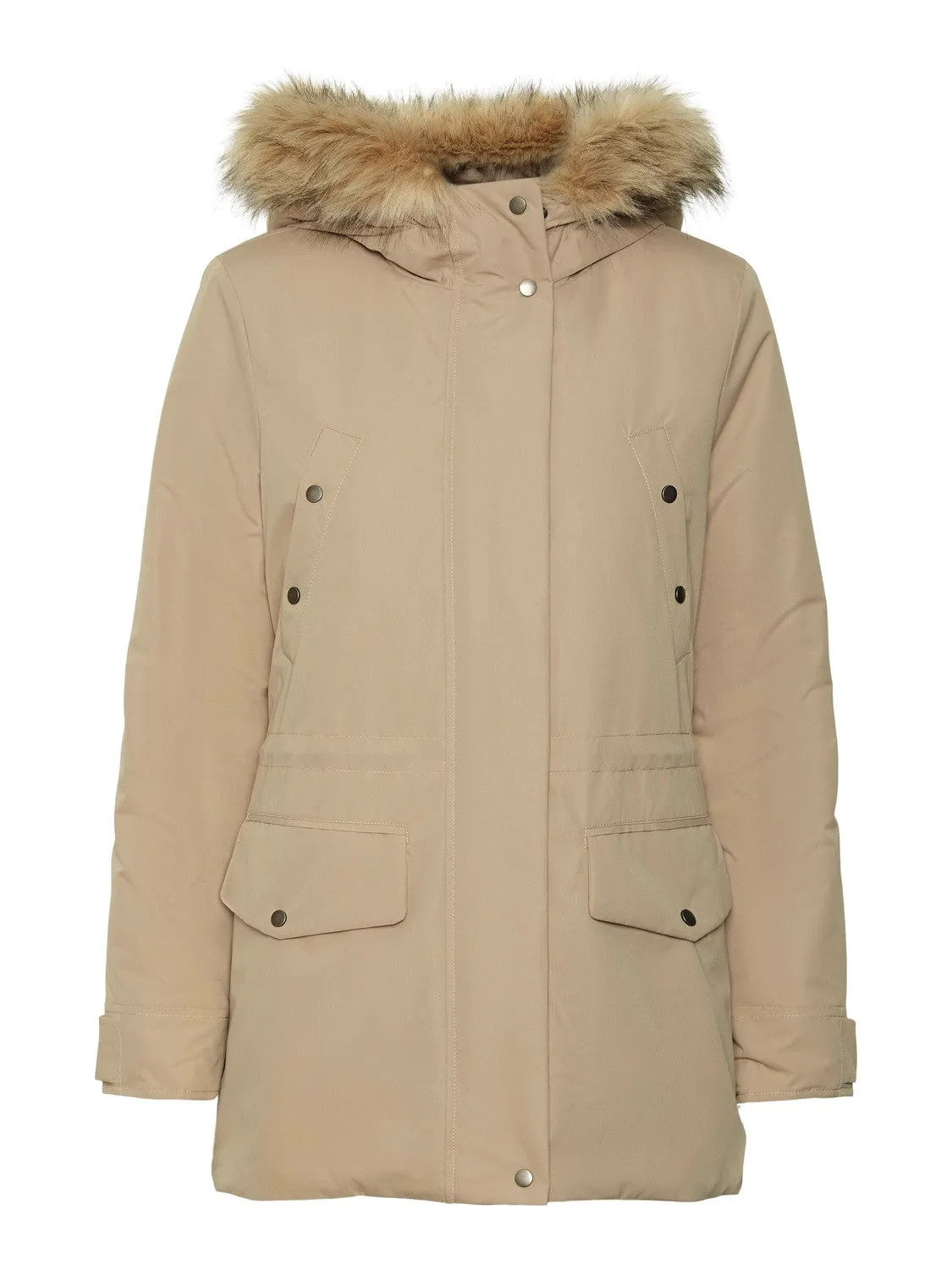 Demi Beige Parka Jacket