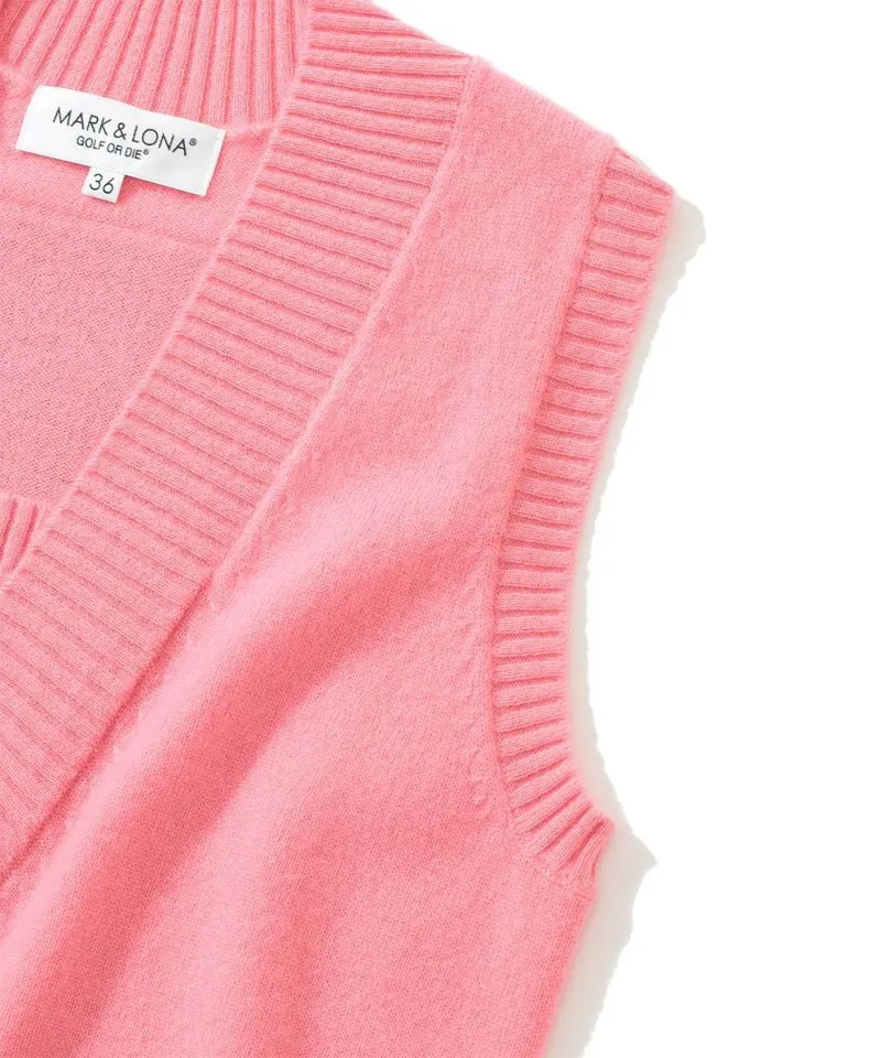 Deuce Cashmere Knit Vest | WOMEN