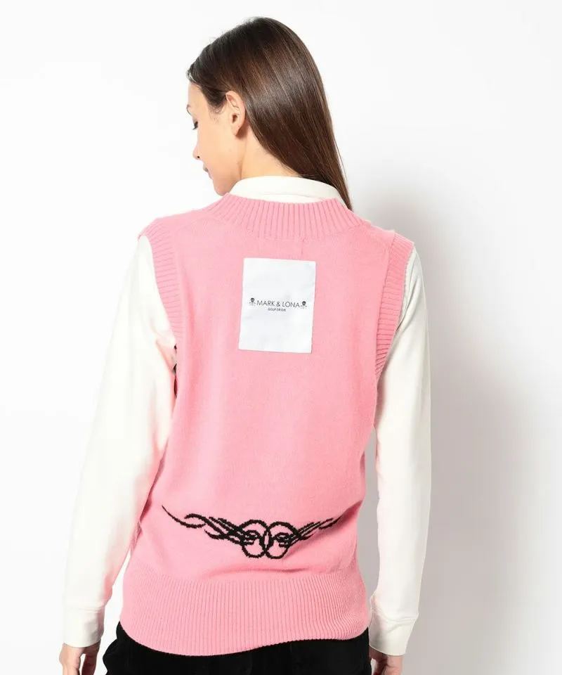 Deuce Cashmere Knit Vest | WOMEN
