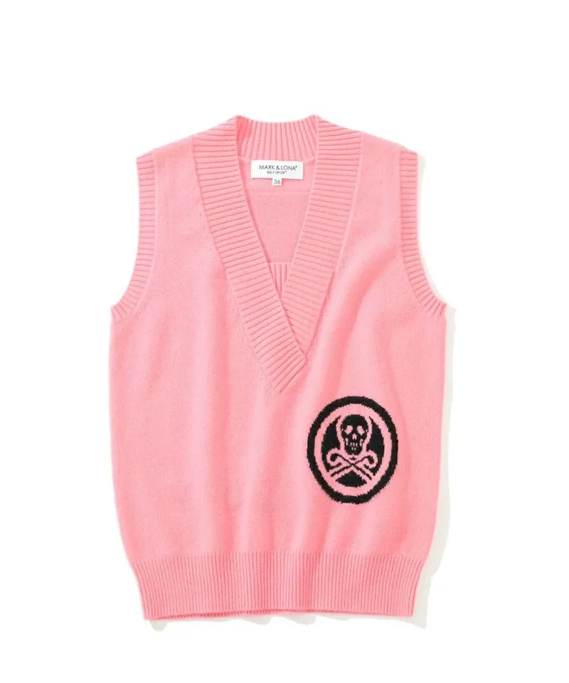 Deuce Cashmere Knit Vest | WOMEN