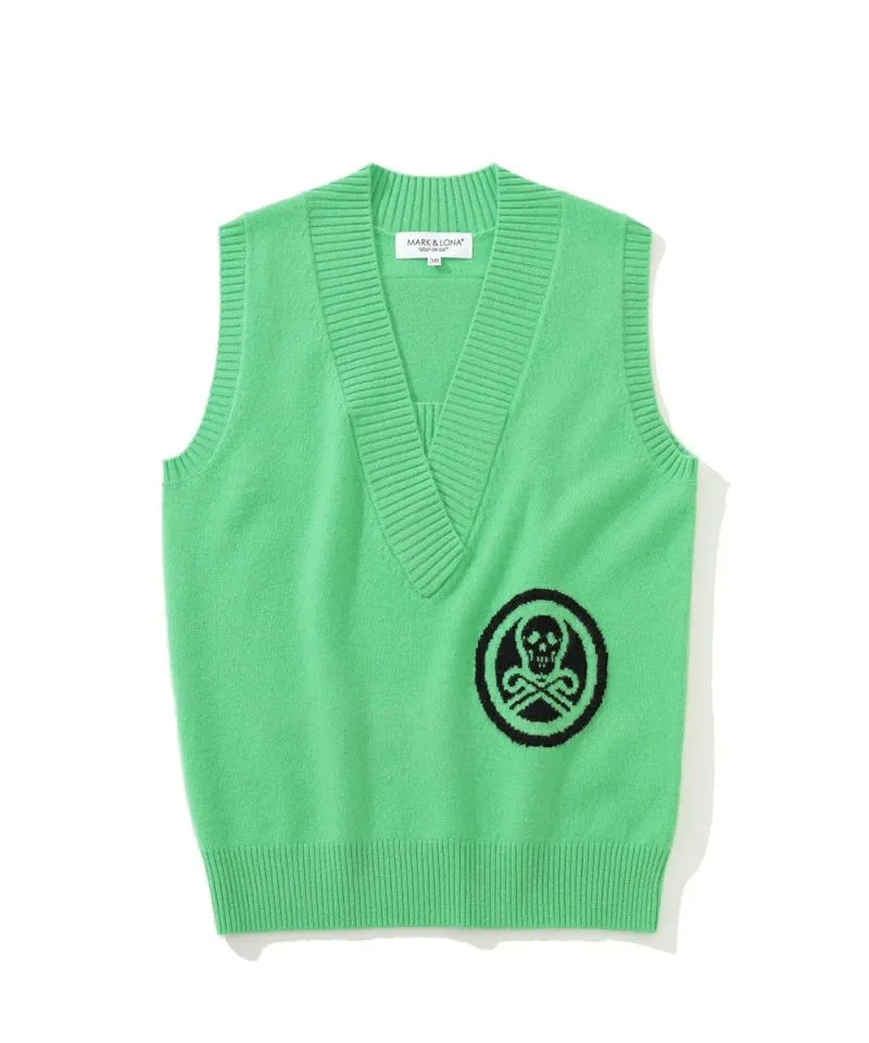 Deuce Cashmere Knit Vest | WOMEN