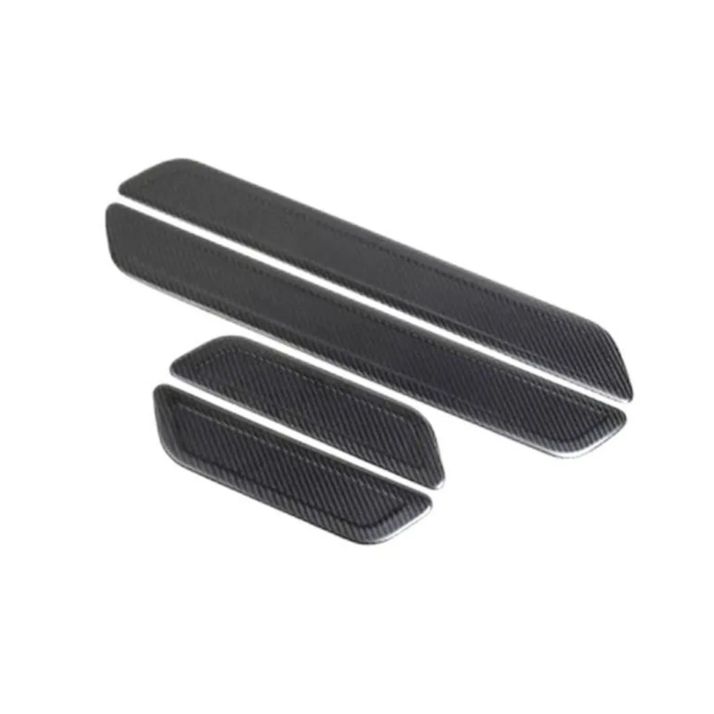 Door Sill Scuff Plates Cover for Tesla Model 3 - Carbon Fiber Exterior Mods