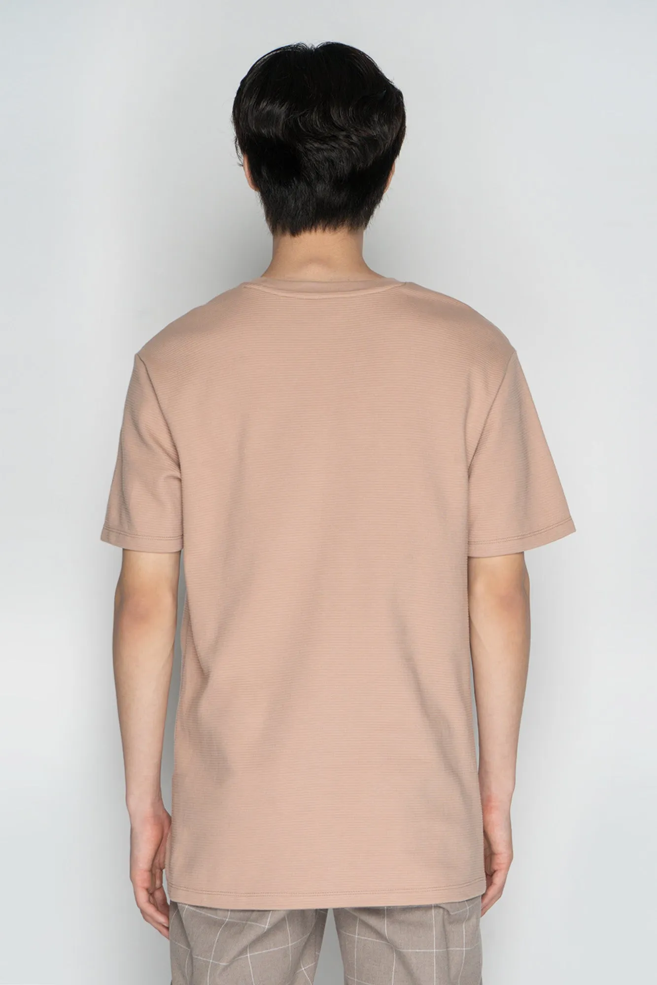 Dress Code Textured T-Shirt with Pocket