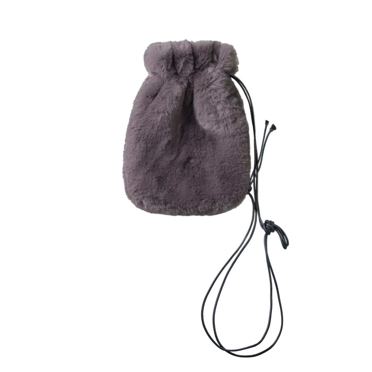 Fur shoulder bag