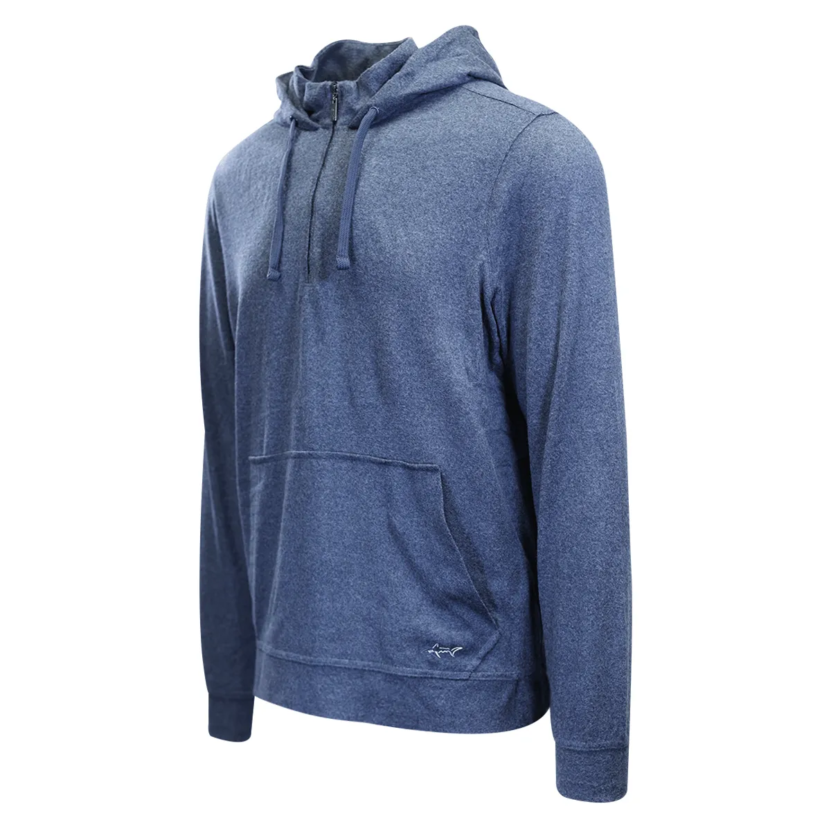 Greg Norman Men's HTH Navy Technical Performance 1/4 Zip Pullover Hoodie (S03)