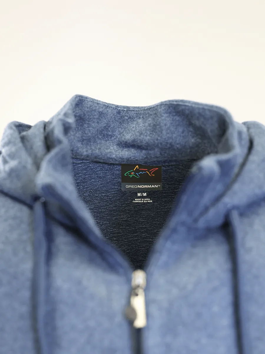 Greg Norman Men's HTH Navy Technical Performance 1/4 Zip Pullover Hoodie (S03)