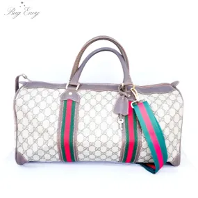 GUCCI GG Supreme Coated Canvas Boston Bag