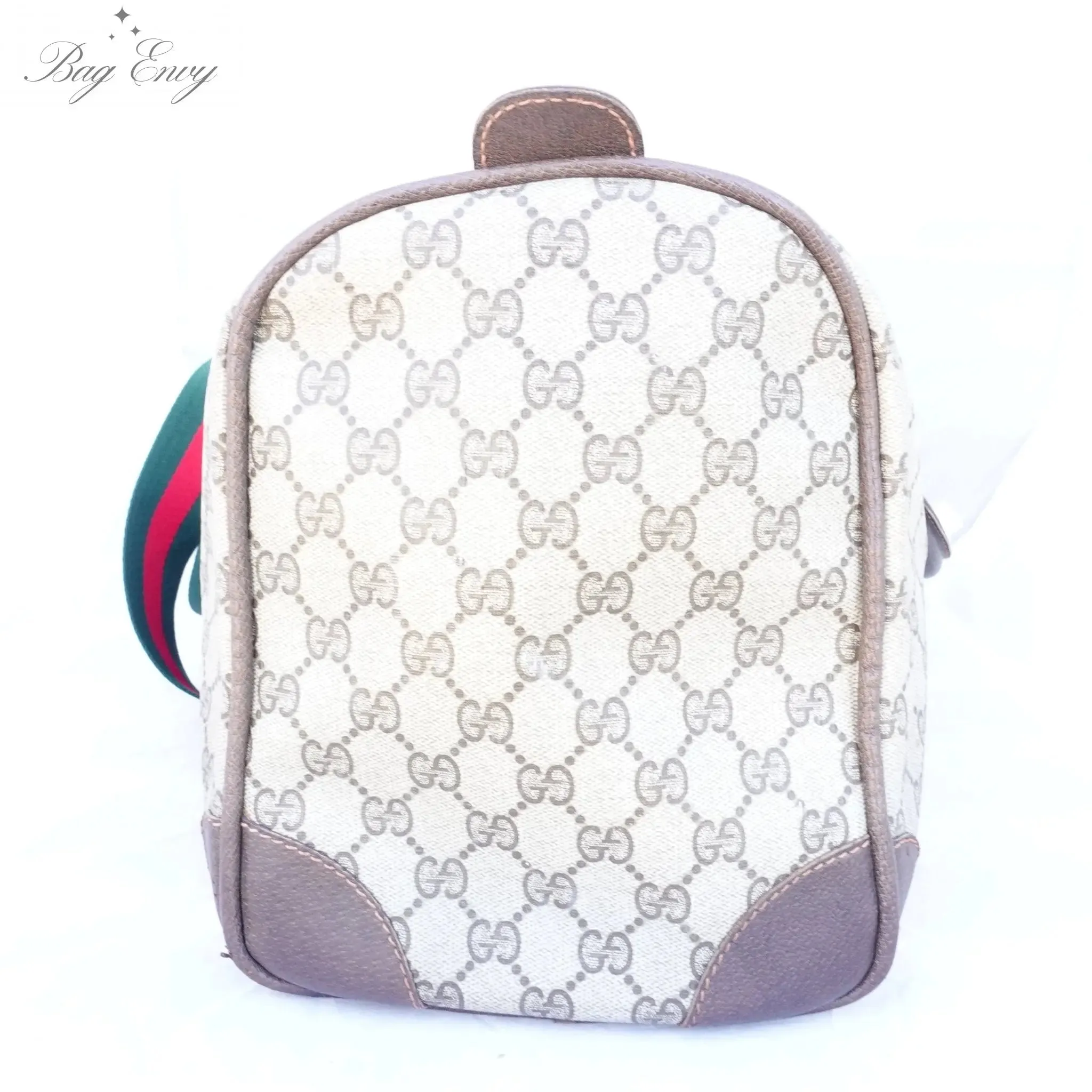 GUCCI GG Supreme Coated Canvas Boston Bag