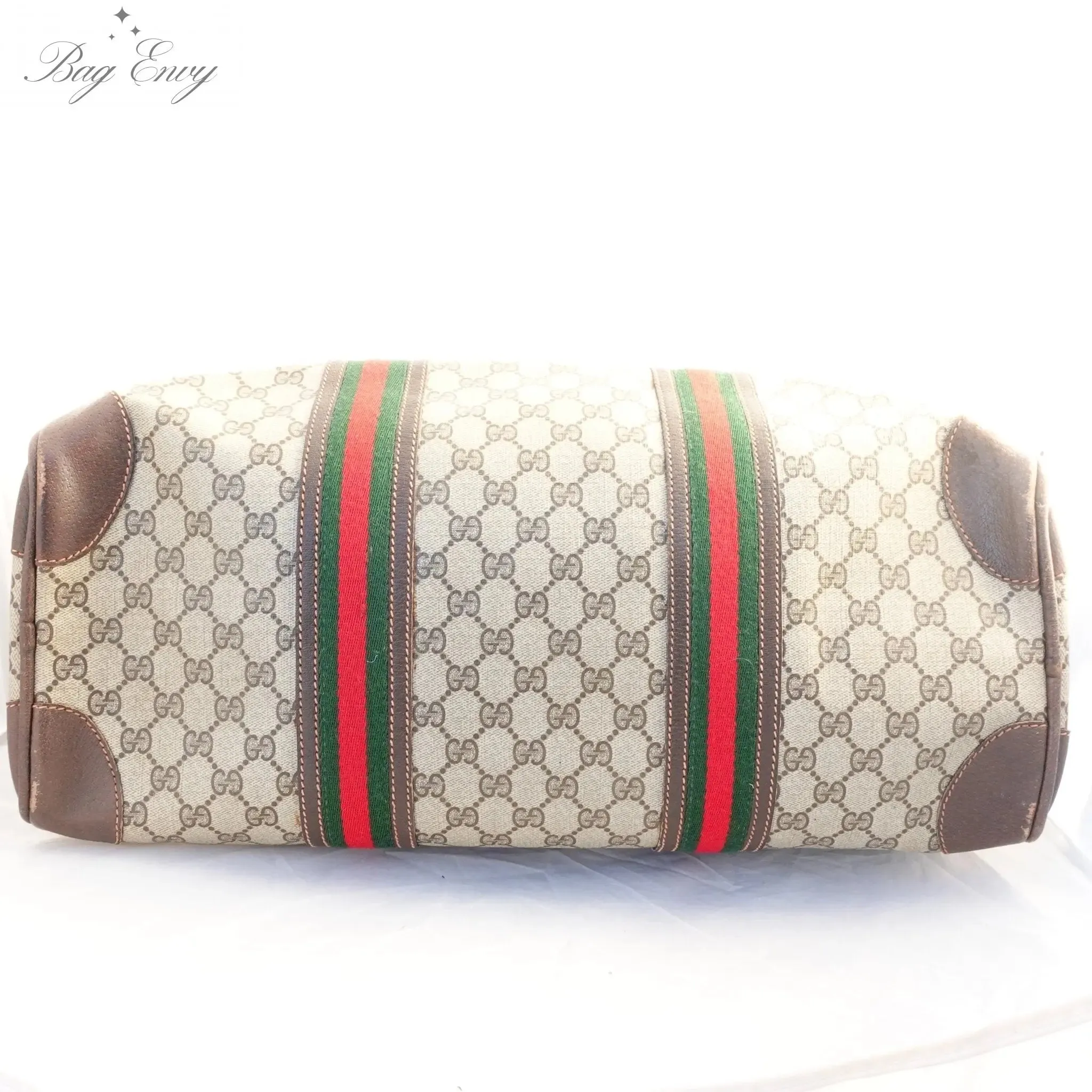 GUCCI GG Supreme Coated Canvas Boston Bag