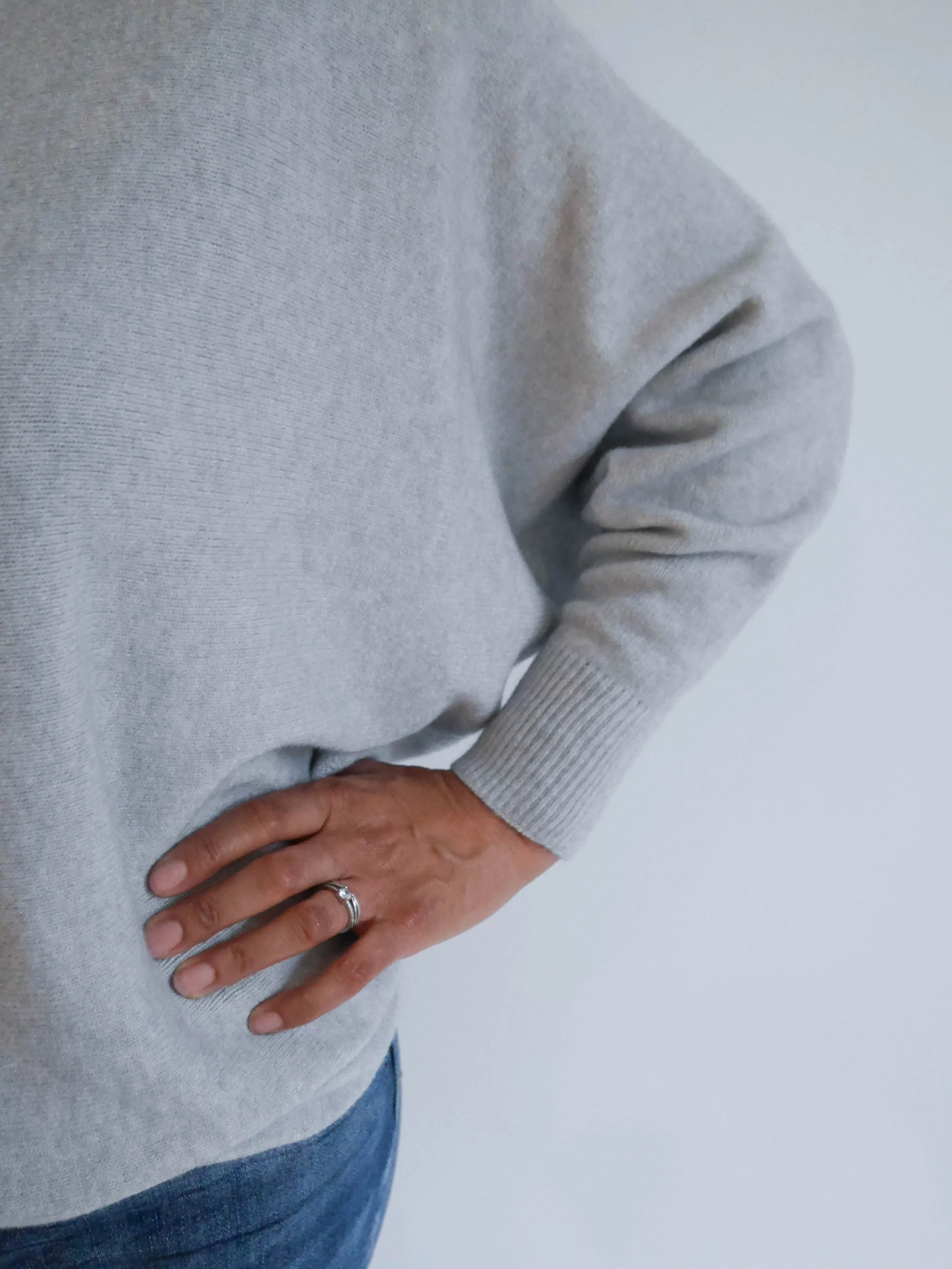 Jasmine Knit Light Grey