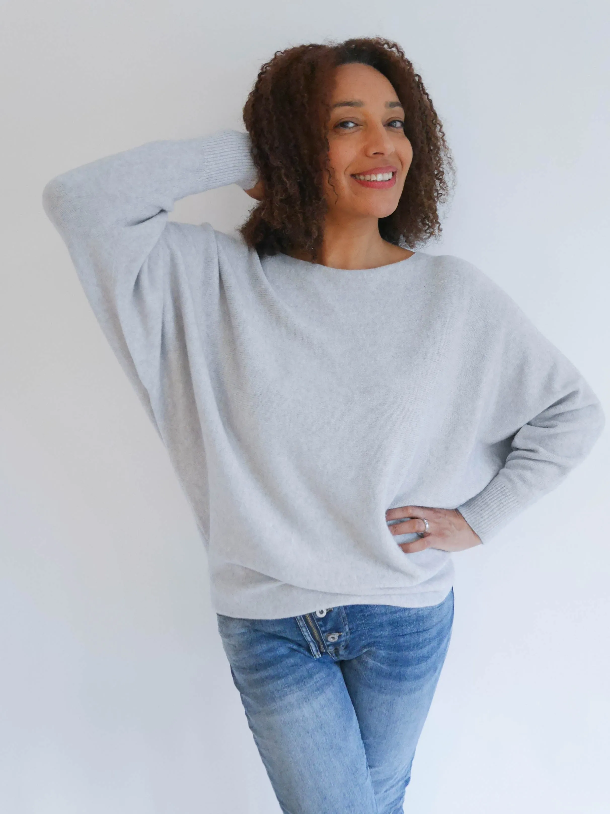 Jasmine Knit Light Grey