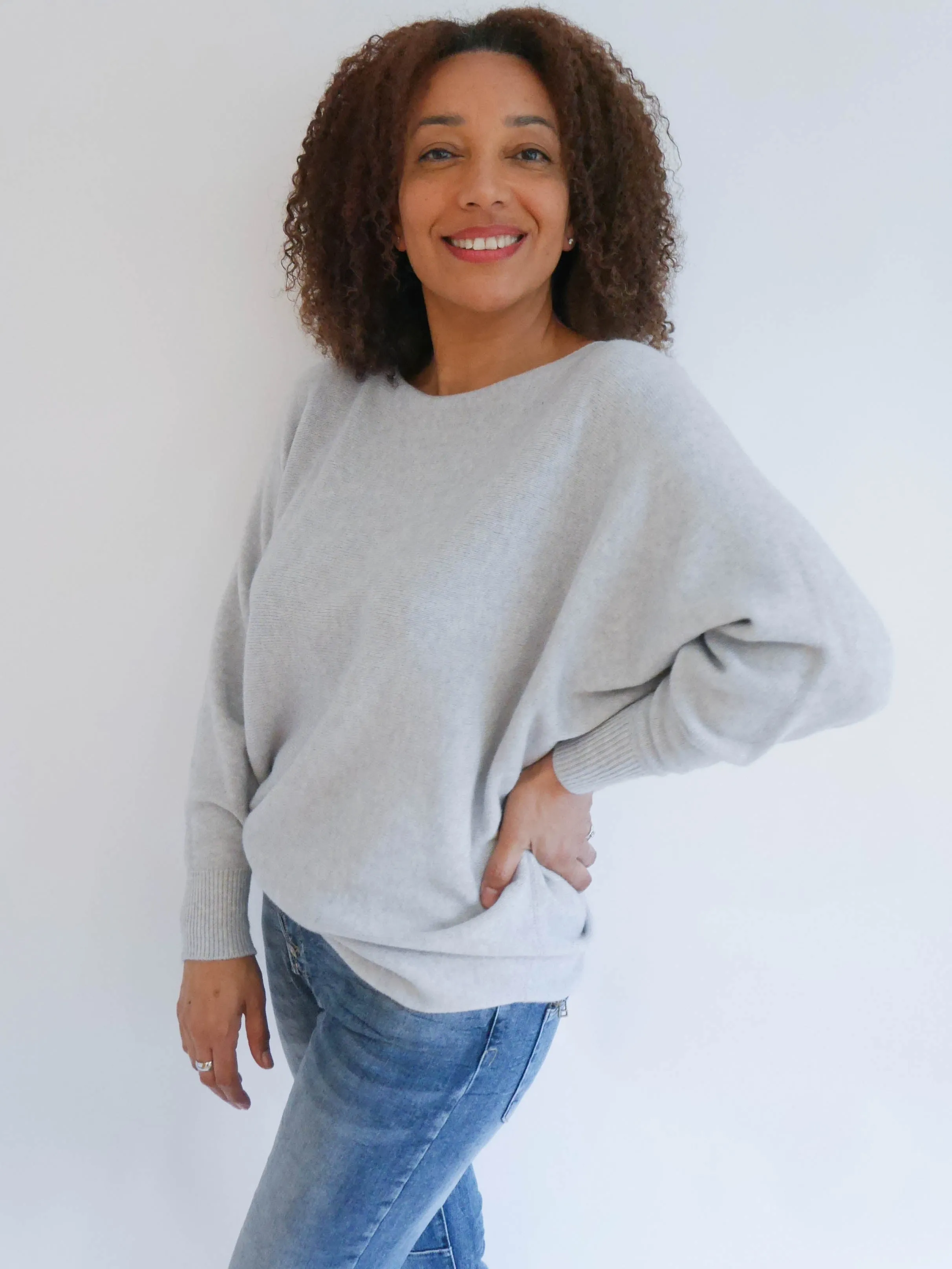 Jasmine Knit Light Grey