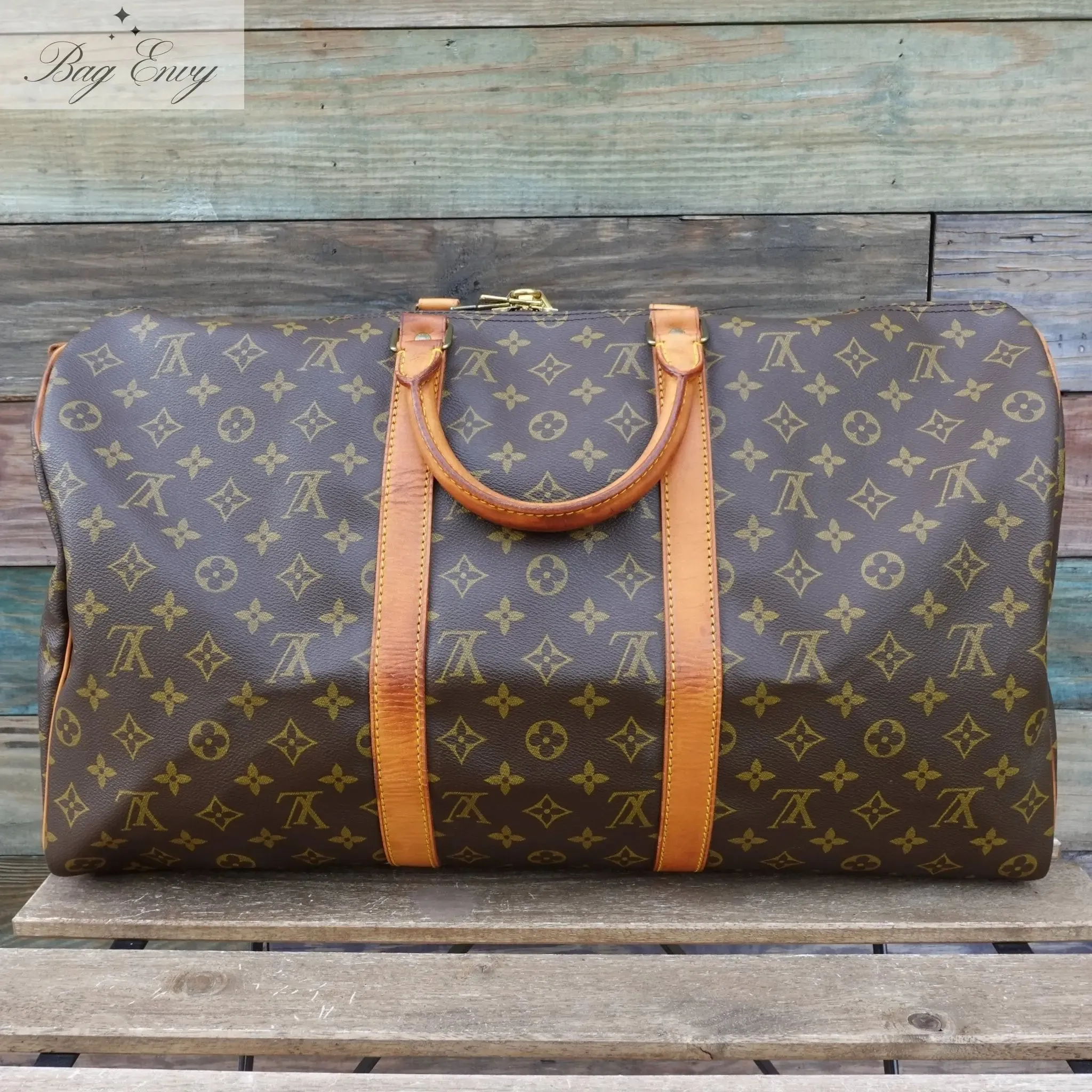 LOUIS VUITTON Monogram Keepall Bandoulière 50