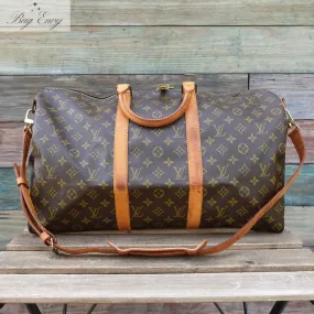 LOUIS VUITTON Monogram Keepall Bandoulière 50