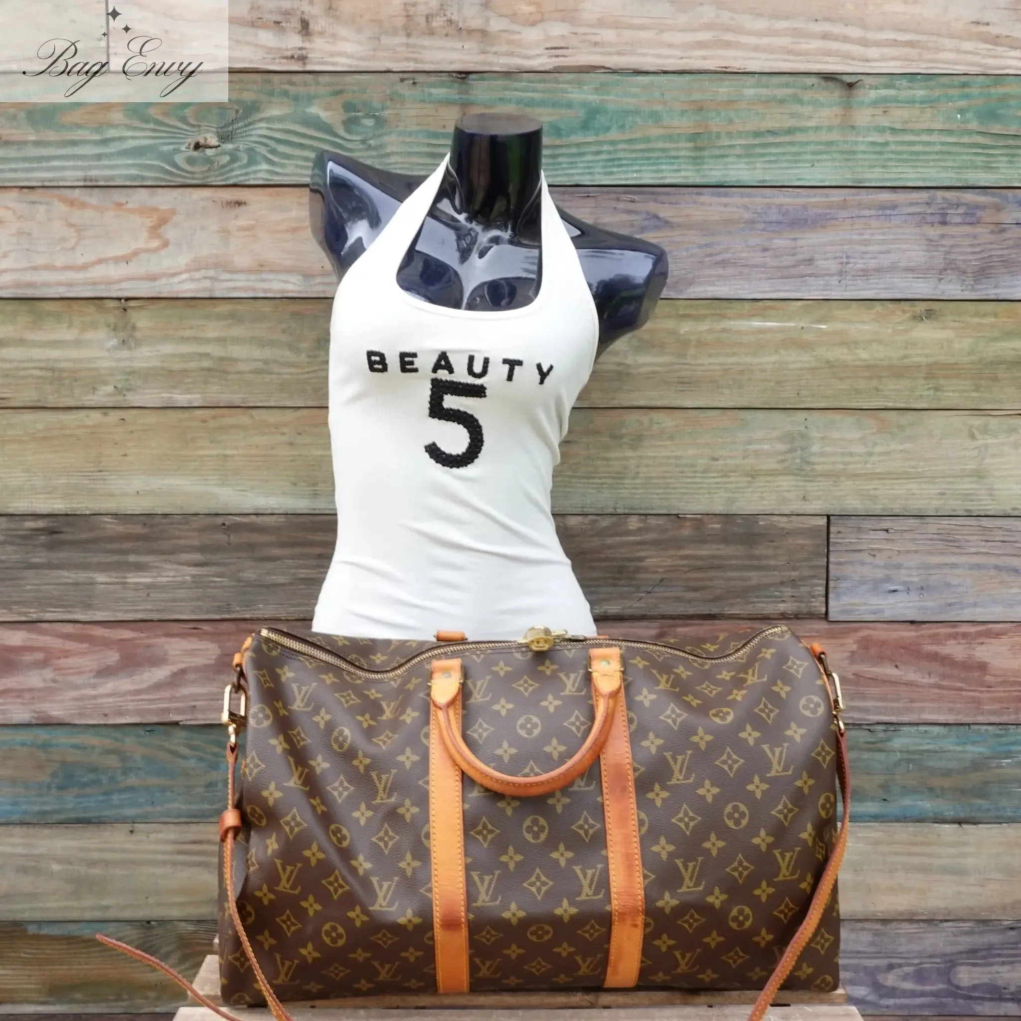 LOUIS VUITTON Monogram Keepall Bandoulière 50