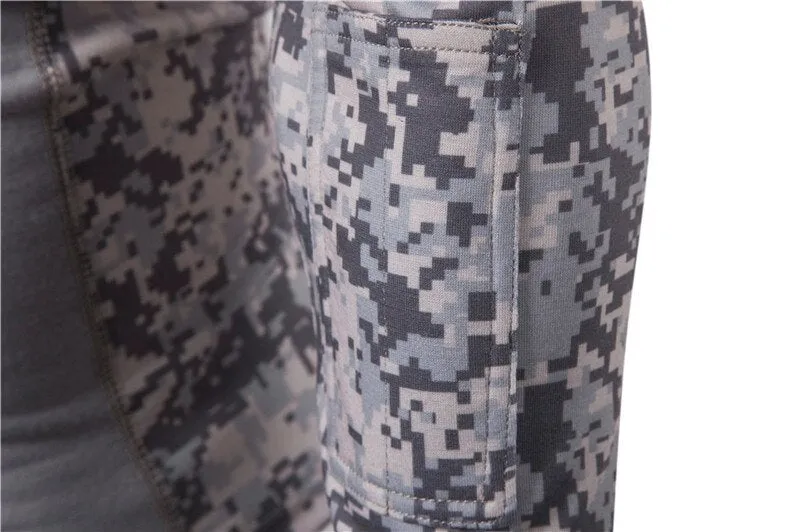 Men's Tactical Camouflage Athletic T-shirts Long Sleeve Men Tactical Military Clothing Combat Shirt Assault Army Costume