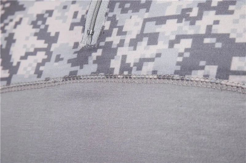Men's Tactical Camouflage Athletic T-shirts Long Sleeve Men Tactical Military Clothing Combat Shirt Assault Army Costume