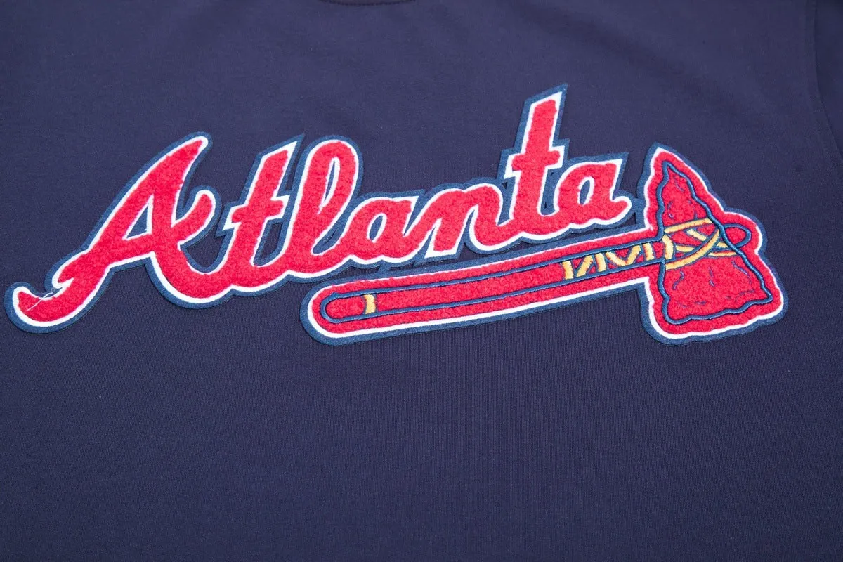 MLB ATLANTA BRAVES CLASSIC CHENILLE MEN'S TOP (MIDNIGHT NAVY)