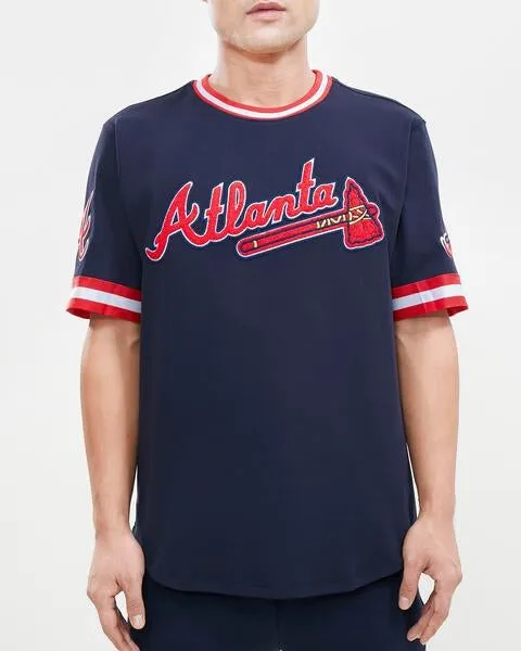 MLB ATLANTA BRAVES CLASSIC CHENILLE MEN'S TOP (MIDNIGHT NAVY)