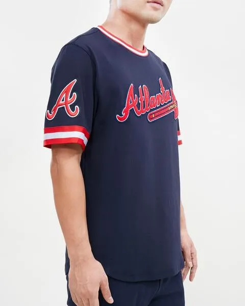 MLB ATLANTA BRAVES CLASSIC CHENILLE MEN'S TOP (MIDNIGHT NAVY)