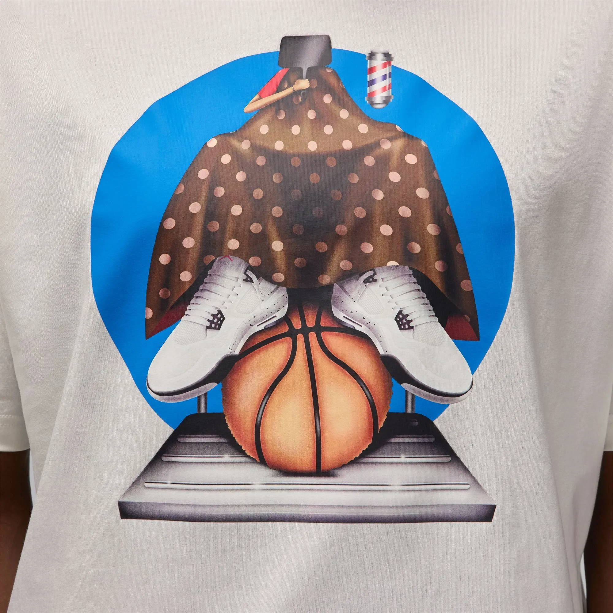 Nike Jordan Art Short/Sleeve Tee Sail HF5472-133