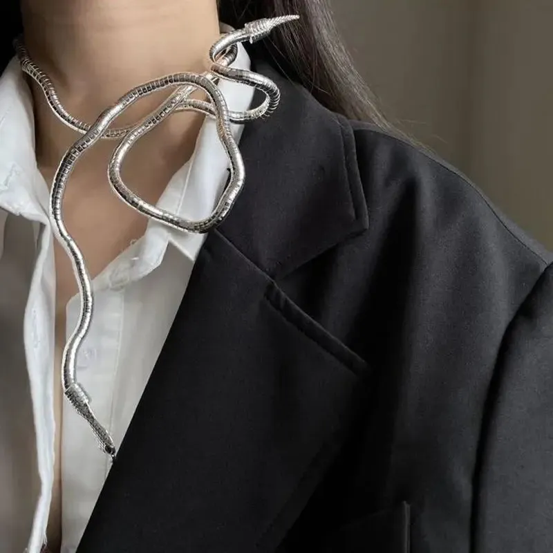 Punk Hip Hop Multi-Function Snake Necklace